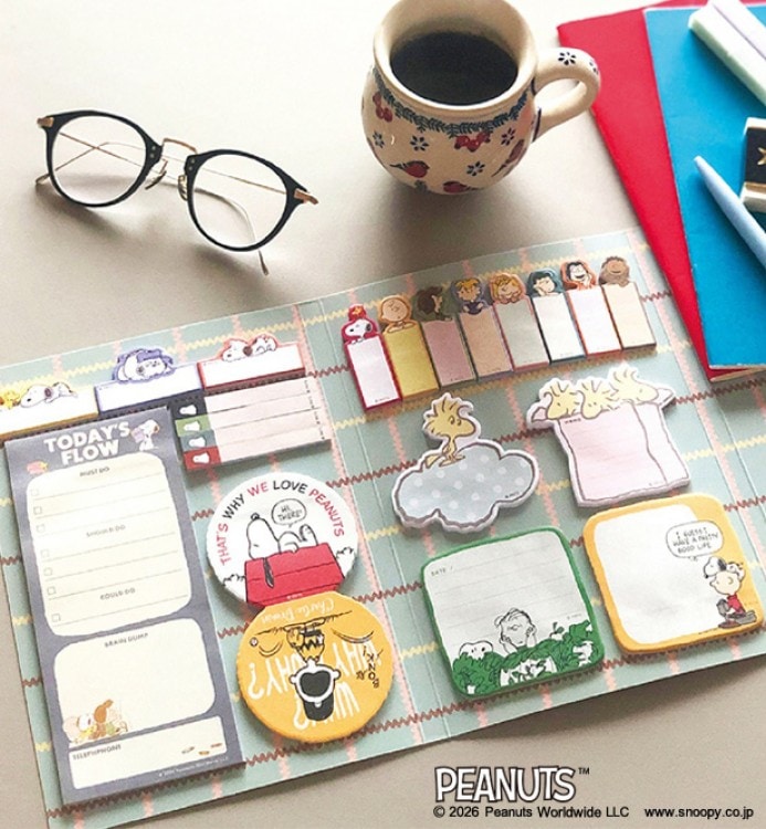 SNOOPY 超ボリューム！ ふせんセット BOOK