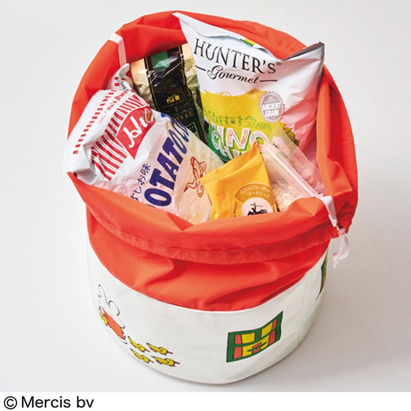 【ステディ11月号 雑誌付録】ミッフィーの大容量おうち形収納袋 2021年10月7日発売