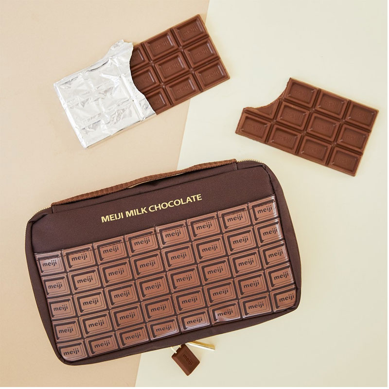【明治ミルクチョコレート ムック本 雑誌付録】95th Anniversary マルチポーチ