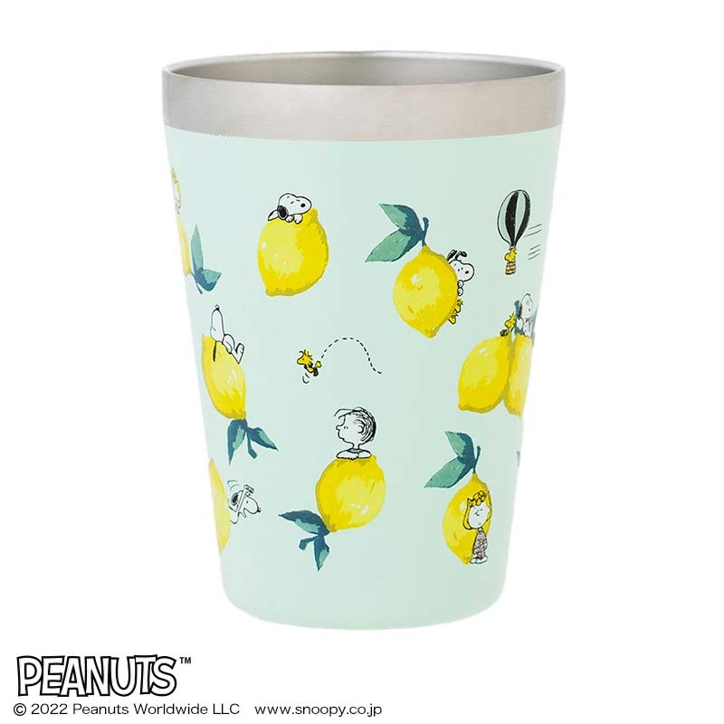 【ローソン、HMV、HMV&BOOKS online限定付録】スヌーピー カップコーヒータンブラー レモン