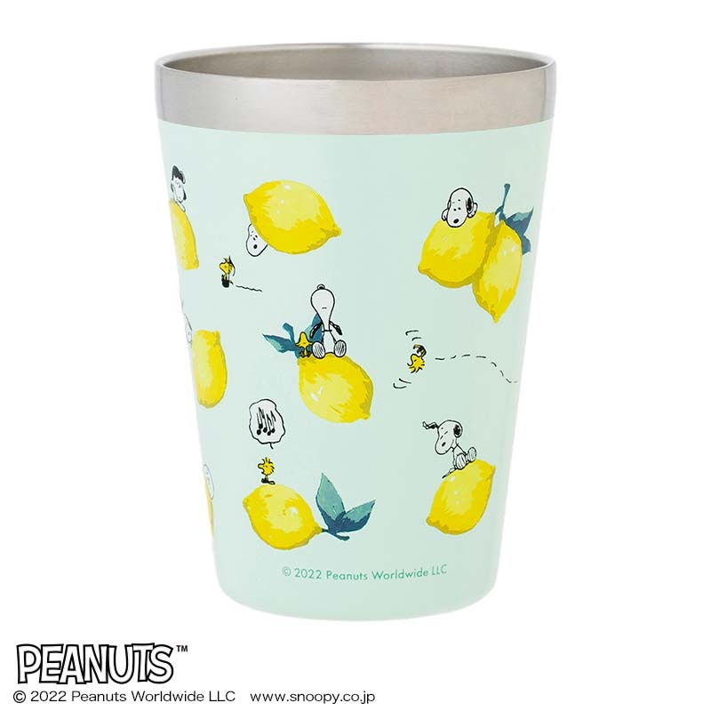 【ローソン、HMV、HMV&BOOKS online限定付録】スヌーピー カップコーヒータンブラー レモン