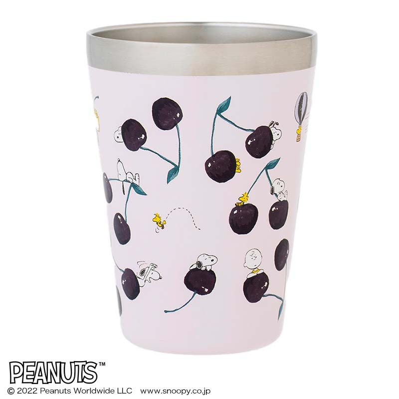 【ローソン、HMV、HMV&BOOKS online限定付録】スヌーピー カップコーヒータンブラー チェリー