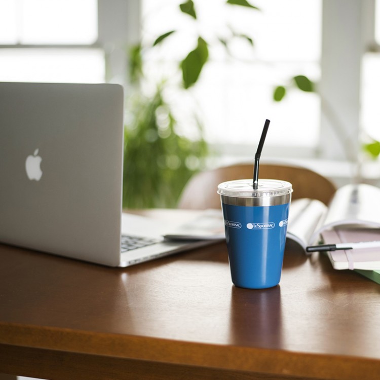 LESPORTSAC COLLECTION BOOK CUP COFFEE TUMBLER/NAVY：3/27発売【ファミリーマート限定付録】レスポートサック カップコーヒータンブラー/ネイビー