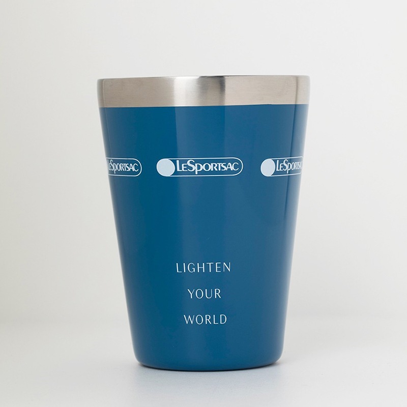 LESPORTSAC COLLECTION BOOK CUP COFFEE TUMBLER/NAVY：3/27発売【ファミリーマート限定付録】レスポートサック カップコーヒータンブラー ネイビー