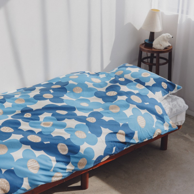 SALE】kippis 掛布団カバー セミダブル フラワーブルー | 商品カテゴリ
