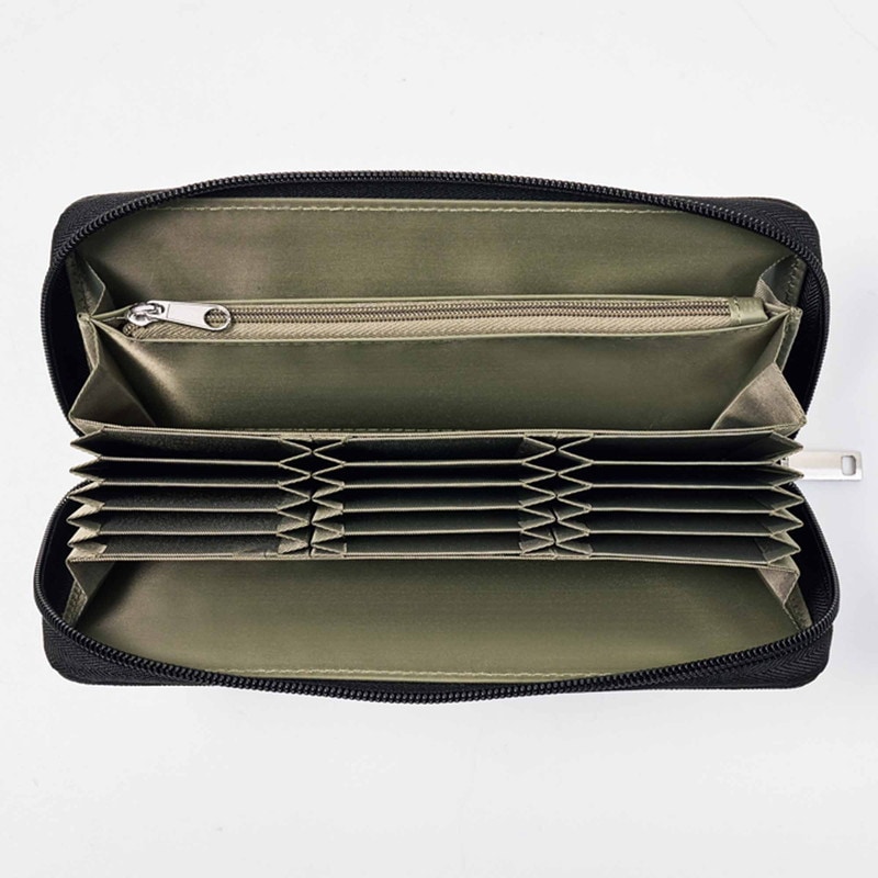 【MonoMaster モノマスター 1月号 雑誌付録】HAMILTON ハミルトン スマホも入る じゃばら式 整理 収納 長財布