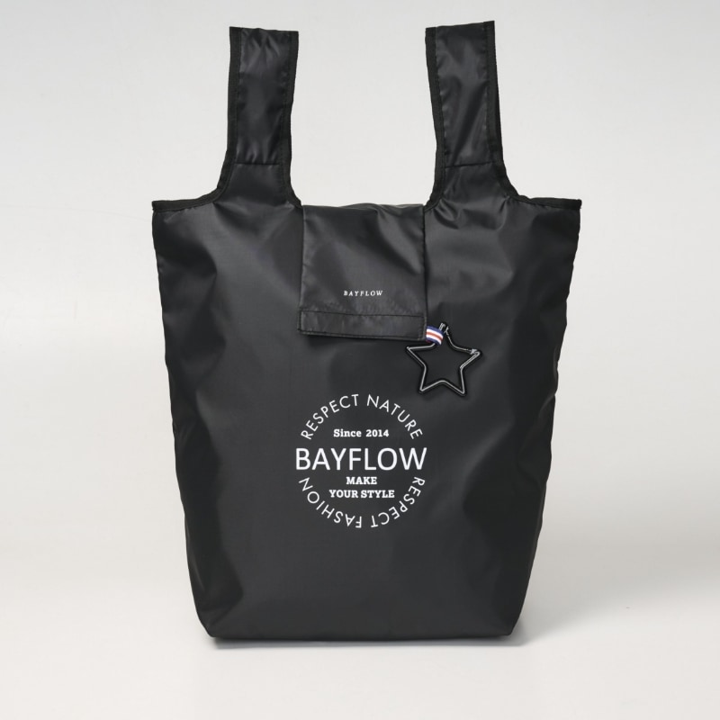 BAYFLOW コンパクトに畳める！軽量保冷バッグBOOK BLACK(宝島社ブランドブック)【セブンネットショッピング、セブン‐イレブンで販売】BAYFLOW [ベイフロー] 軽量保冷バッグ ブラック
