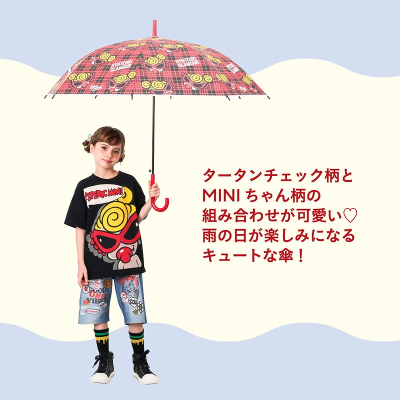 HYSTERIC MINI UMBRELLA BOOK TARTAN CHECK ver.