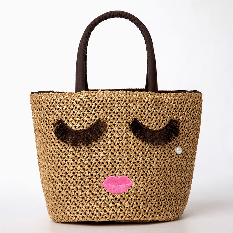 a-jolie EYELASH BASKET BAG BOOK BROWN ver.