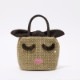 a-jolie EYELASH BASKET BAG BOOK BROWN ver.