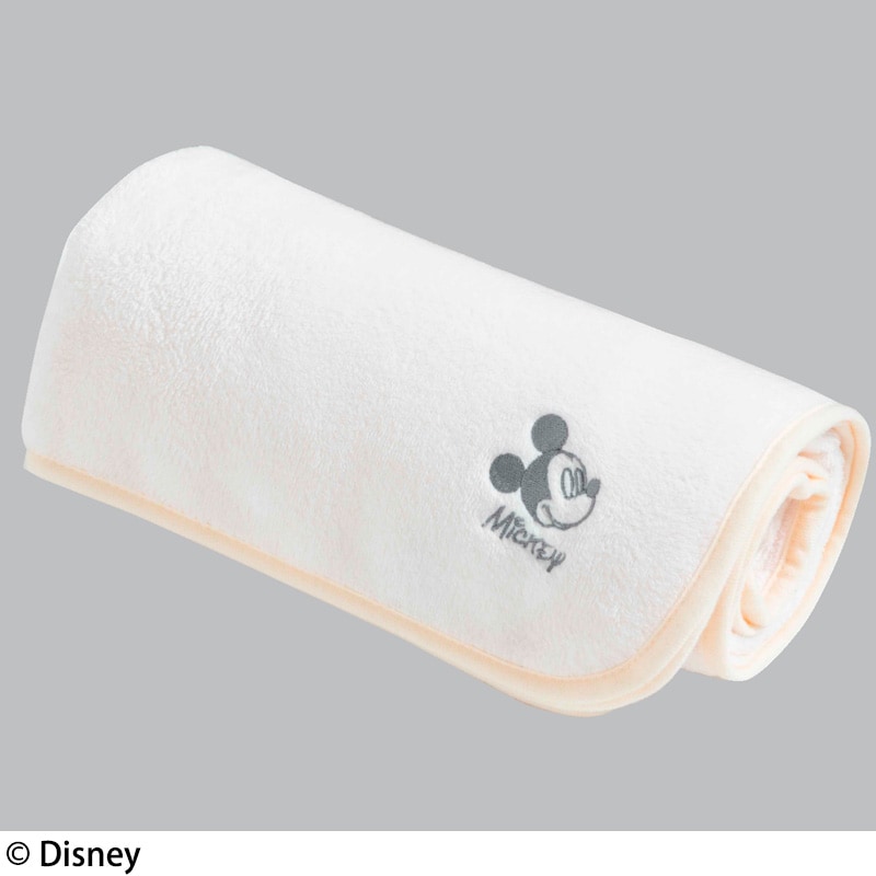 【ファミリーマート限定 天使の吸湿発熱ブランケット ミッキー ムック本 雑誌付録】ミルキーホワイトバージョンウィズミッキー