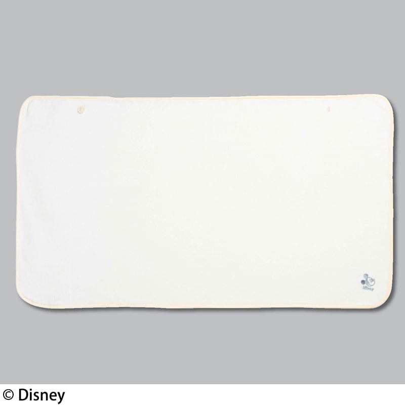 【ファミリーマート限定 天使の吸湿発熱ブランケット ミッキー ムック本 雑誌付録】ミルキーホワイトバージョンウィズミッキー