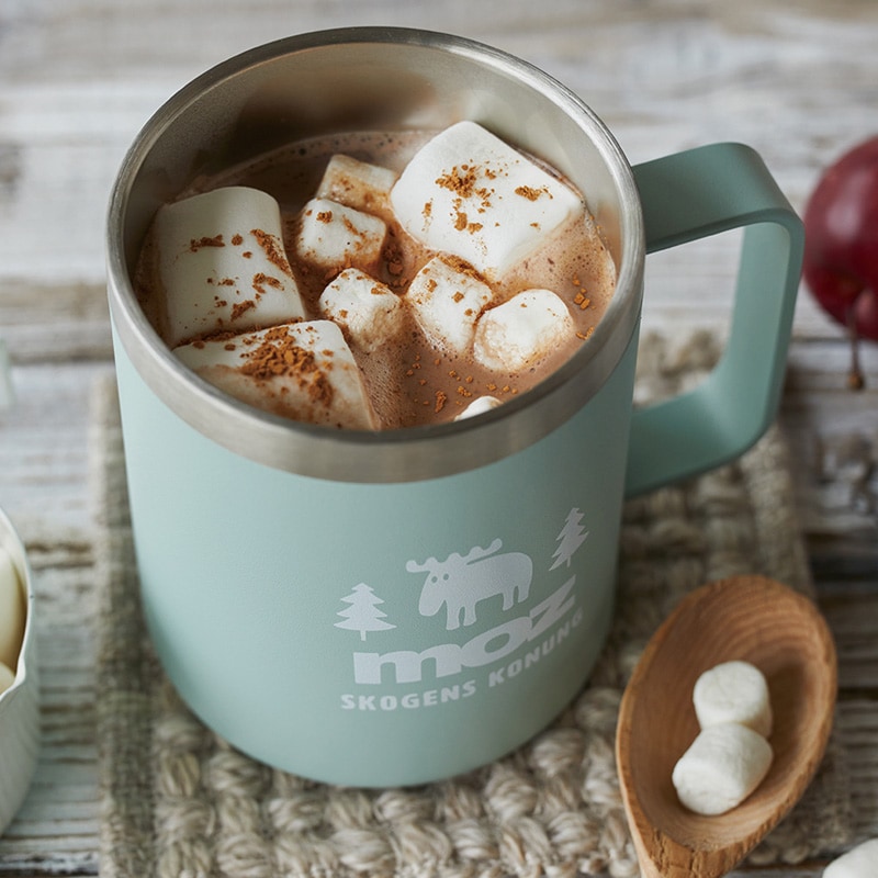 【moz ムック本 付録】モズ 真空断熱マグタンブラー (マグカップ) スノーブルー ver.