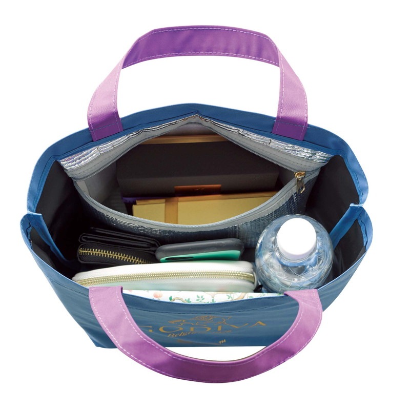 【&ROSY アンドロージー 2022年9月号 雑誌付録】ゴディバ日本上陸50周年記念限定保冷ポケットつき高級ミニトート