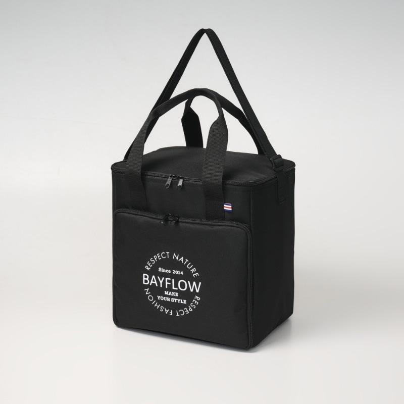 BAYFLOW たっぷり入る！保冷バッグBOOK BLACK(宝島社ブランドブック)【セブンネットショッピング、セブン‐イレブンで販売】BAYFLOW [ベイフロー]保冷バッグ ブラック