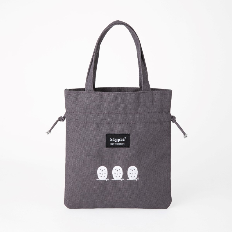 kippis 巾着ミニトートバッグ チャコールグレー | 商品カテゴリ一覧