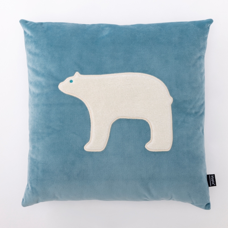 kippis クッション ブルー×シロクマ | 商品カテゴリ一覧,宝島社公式