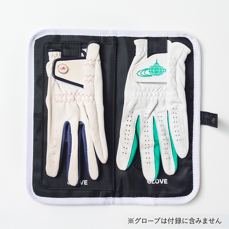 【ビームスゴルフ ムック本付録】ゴルフグローブ&マスクケース