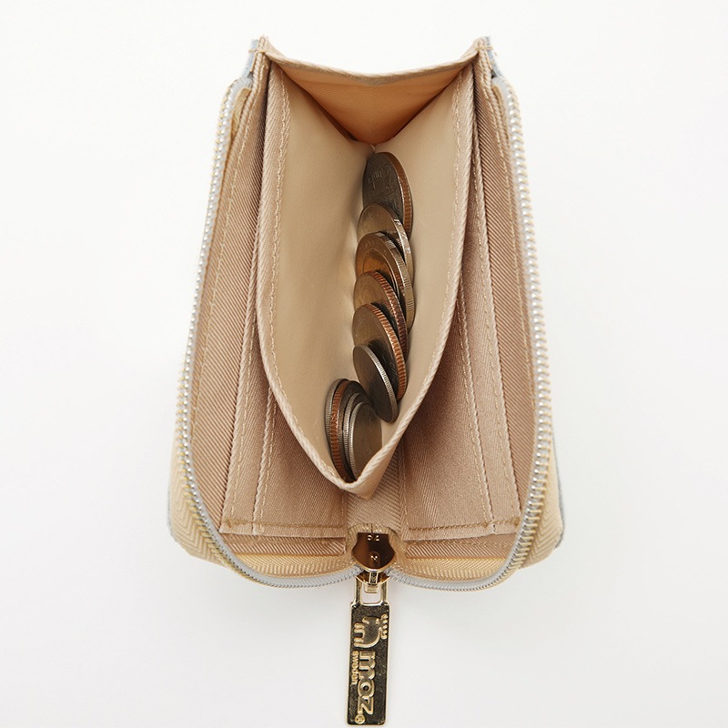 【セブンイレブン moz ムック本 付録】ミニ財布 ゴールド 2021年12月6日