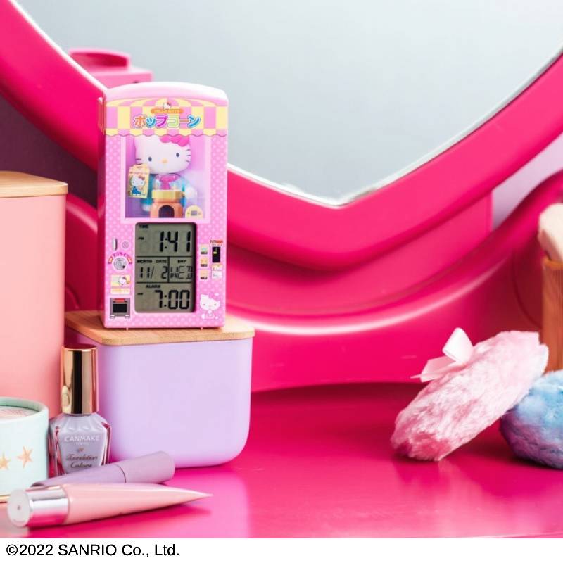 ハローキティのポンポンパック目覚まし時計BOOK：10/24発売【ムック本付録】ハローキティ ポンポンパック目覚まし時計