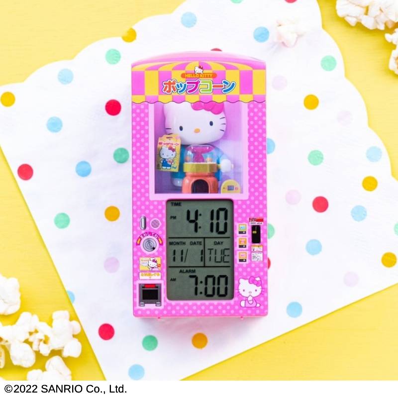 ハローキティのポンポンパック目覚まし時計BOOK：10/24発売【ムック本付録】ハローキティ ポンポンパック目覚まし時計