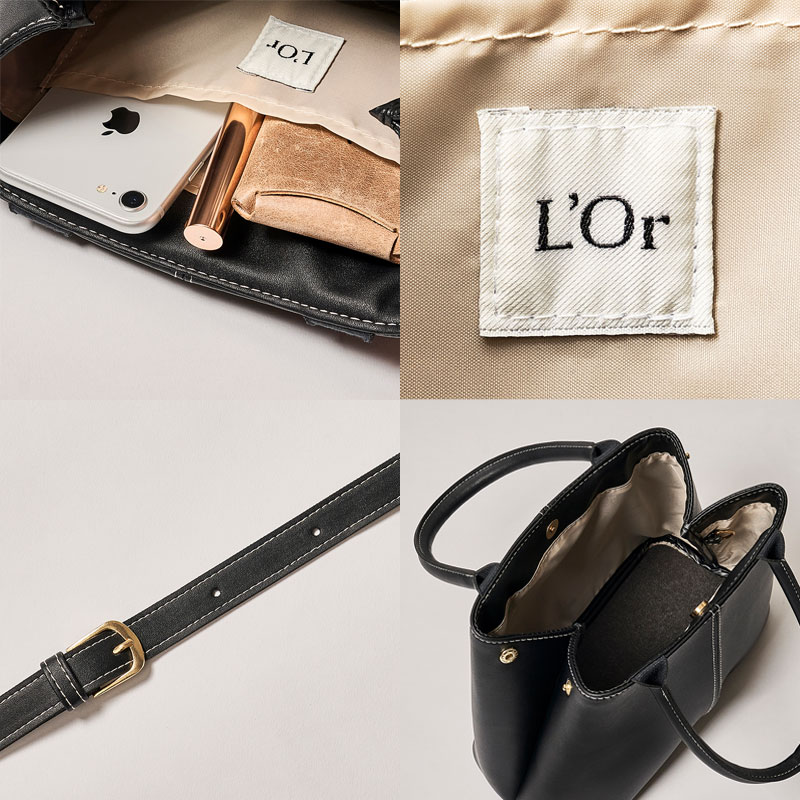 【ロル ムック本 付録】ロル2ウェイショルダーバッグブラック