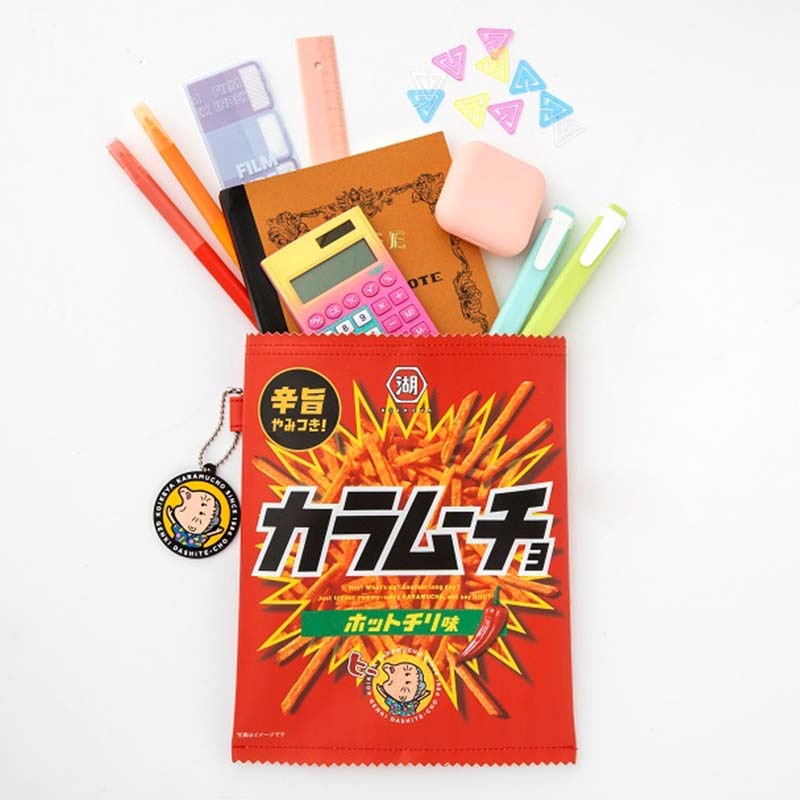 【ローソン、HMV、HMV&BOOKS online限定付録】スティックカラムーチョホットチリ味 ポーチ&チャーム