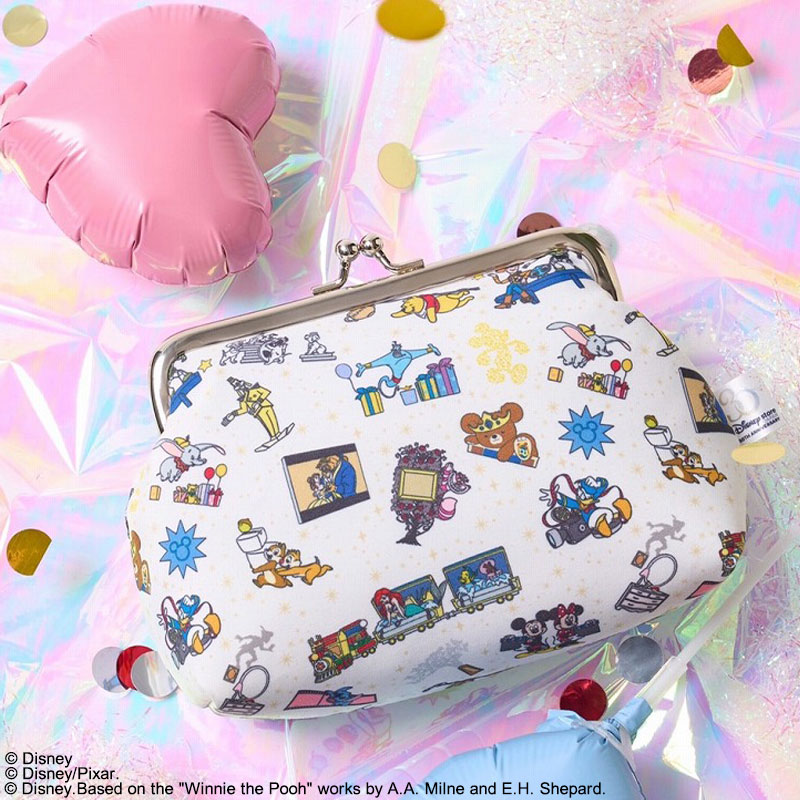 Disney store 30TH ANNIVERSARY BOOK(バラエティ)【ムック本付録】Disney Store [ディズニー ストア] 30th限定特別柄 がま口ポーチ