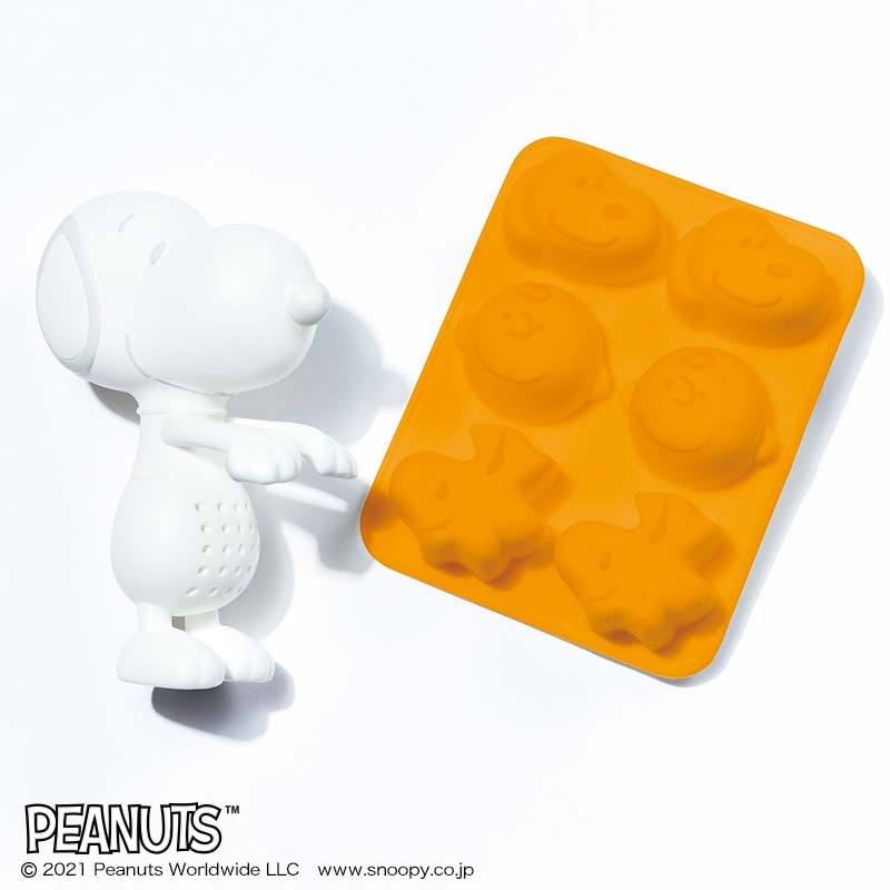 GLOW(グロー) 2021年9月号増刊：7/28発売【セブン-イレブン・セブンネット限定付録】スヌーピー ティーストレーナー＆アイストレー