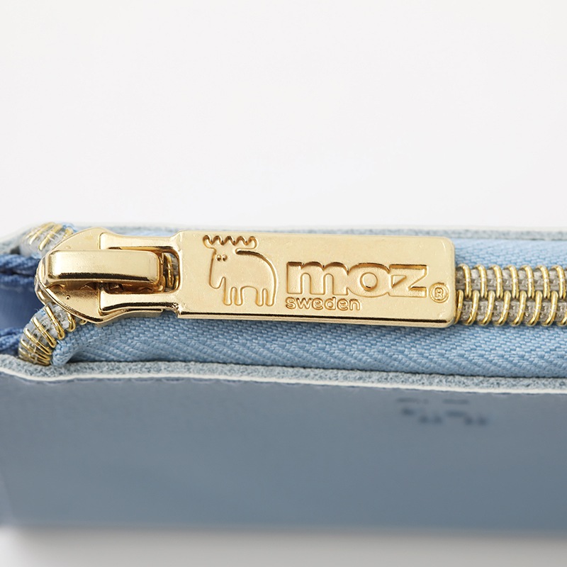 【セブンイレブン moz ムック本 付録】ミニ財布 ブルー 2021年12月6日