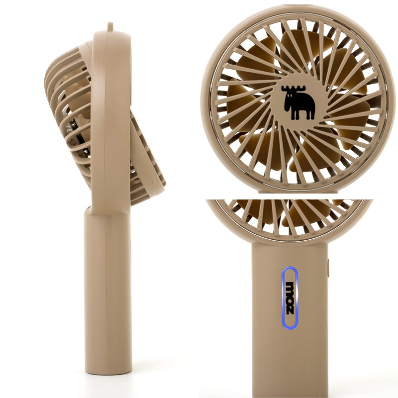 【セブンイレブン限定付録ブランド】moz(モズ)ミニ扇風機カフェオレ ver.