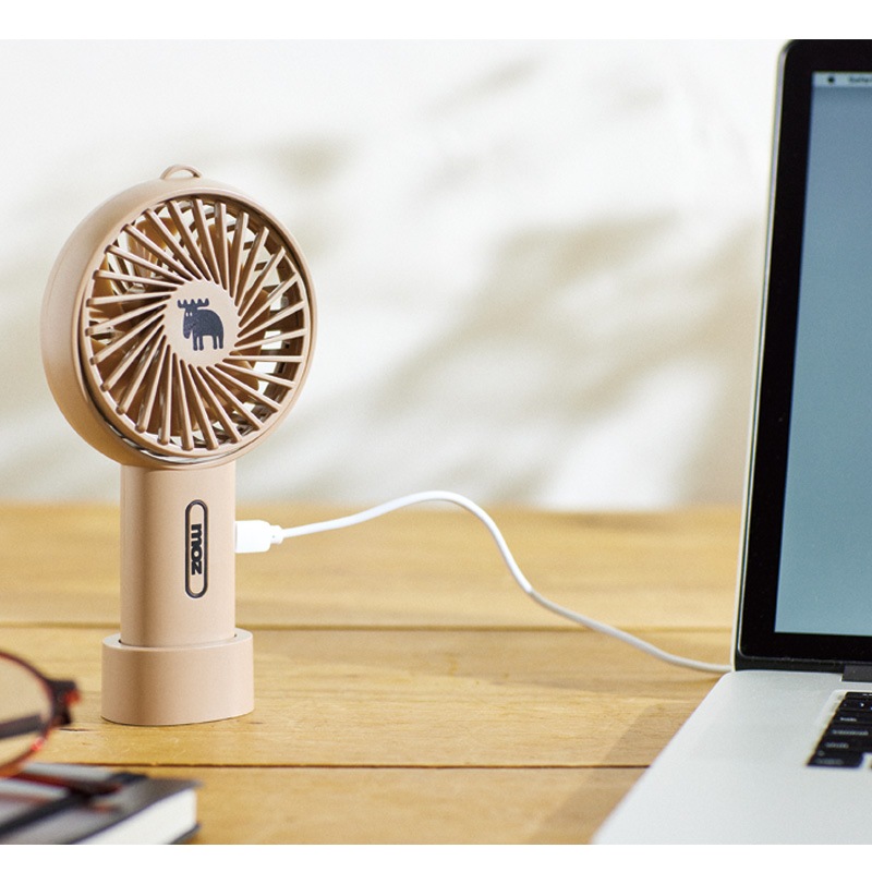 【セブンイレブン限定付録ブランド】moz(モズ)ミニ扇風機カフェオレ ver.