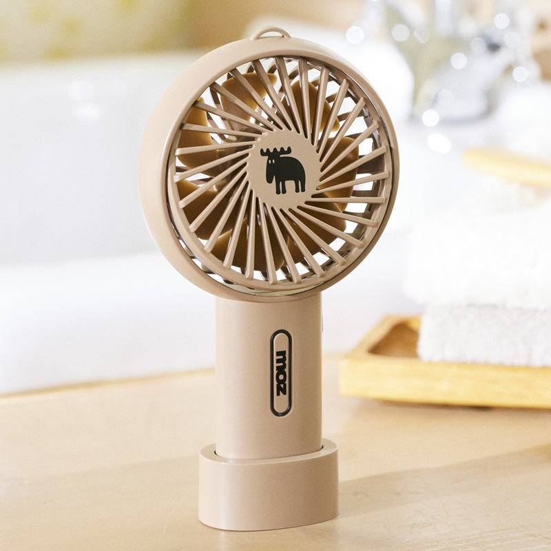 【セブンイレブン限定付録ブランド】moz(モズ)ミニ扇風機カフェオレ ver.