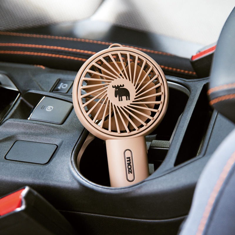 【セブンイレブン限定付録ブランド】moz(モズ)ミニ扇風機カフェオレ ver.