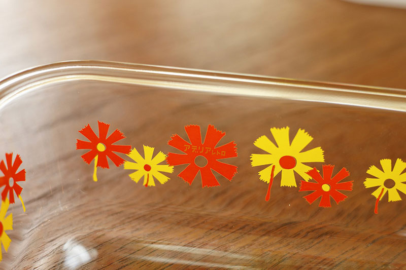 【アデリアレトロ ムック本 雑誌付録】耐熱ガラス容器  アリス柄