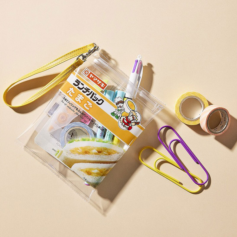 【ヤマザキ ランチパック ムック本 付録】ヤマザキ ランチパック ほんものみたいなダブルポーチ たまごVer.