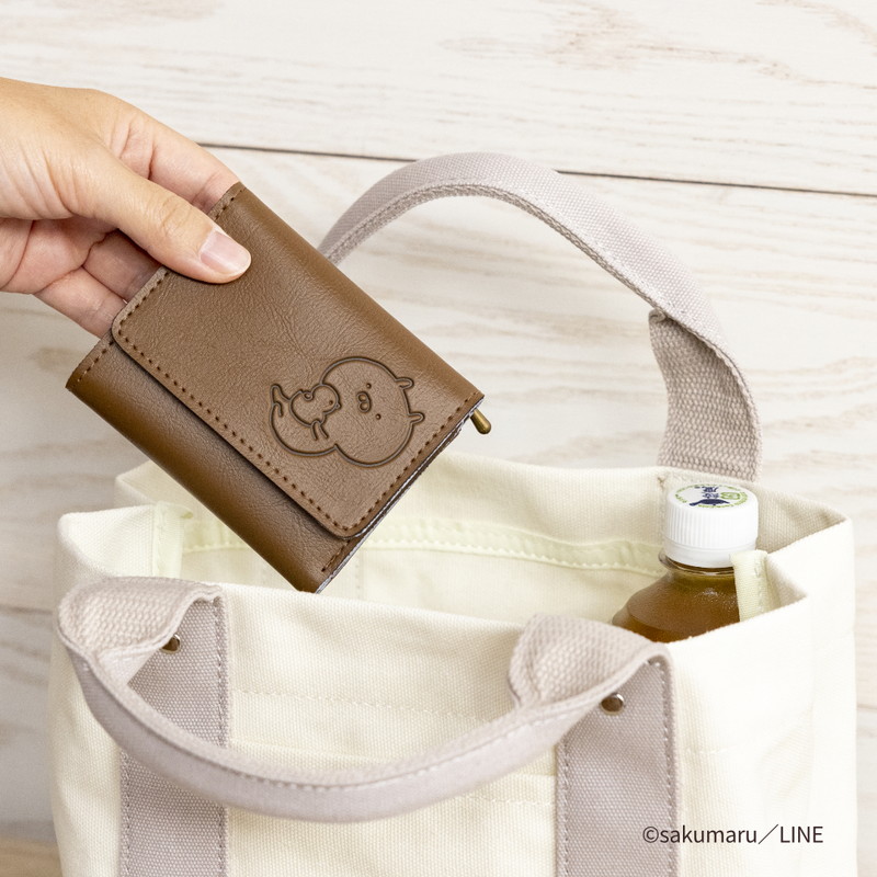 【セブンイレブン限定付録 ムック本】うさまる三つ折り財布ブラウン