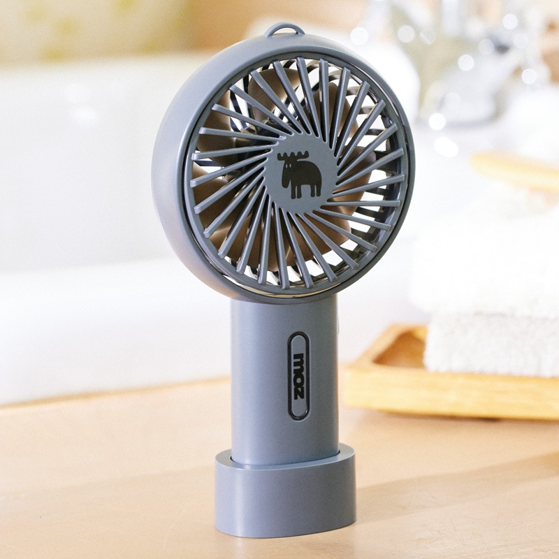 【セブンイレブン限定付録ブランド】moz(モズ)ミニ扇風機チャコールグレー ver.