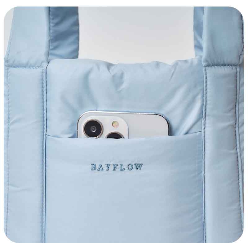 BAYFLOW ��Ǽ5�ݥ��å� ����ƥ��󥰥Хå�BOOK BLUE