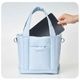 BAYFLOW ��Ǽ5�ݥ��å� ����ƥ��󥰥Хå�BOOK BLUE