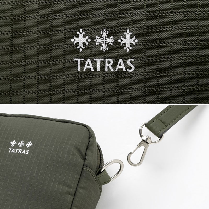 【TATRAS ムック本 付録】タトラス ショルダーバッグ カーキ
