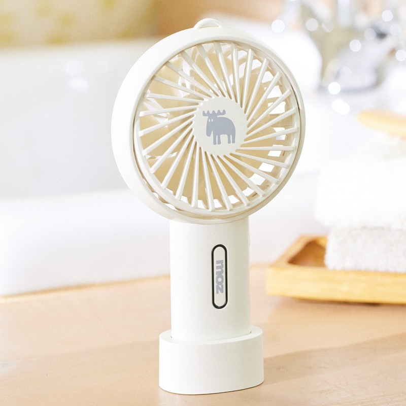 【セブンイレブン限定付録ブランド】moz(モズ)ミニ扇風機オフホワイト ver.