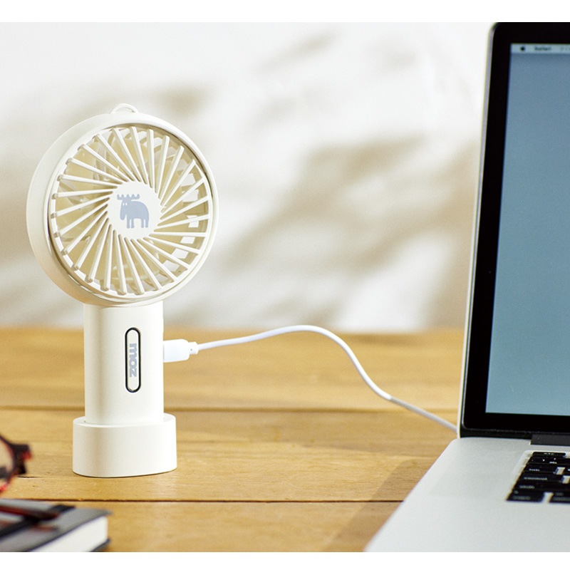 【セブンイレブン限定付録ブランド】moz(モズ)ミニ扇風機オフホワイト ver.