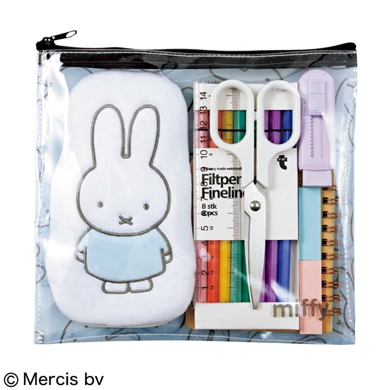 otonaMUSE(オトナミューズ)2022年10月号:8/26発売【雑誌付録】ミッフィーのふわふわ&クリアポーチ2個セット