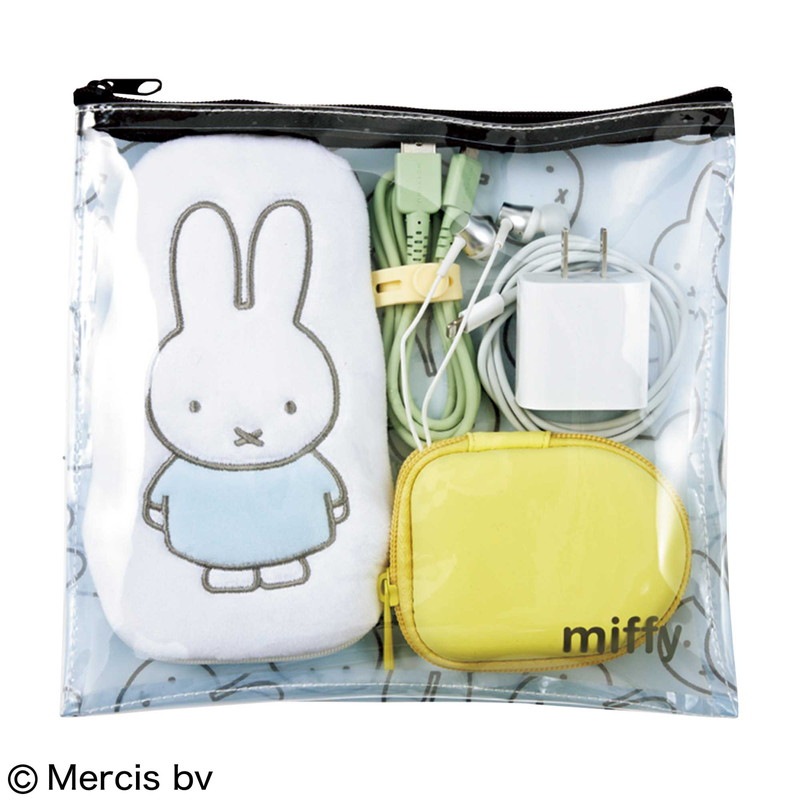 otonaMUSE(オトナミューズ)2022年10月号:8/26発売【雑誌付録】ミッフィーのふわふわ&クリアポーチ2個セット