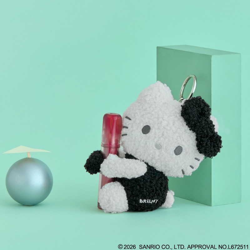 HELLO KITTY × BRILMY リップチャーム キティ タイニーチャム HELLO KITTY × BRILMY リップを抱っこできちゃう?ぬいぐるみチャーム