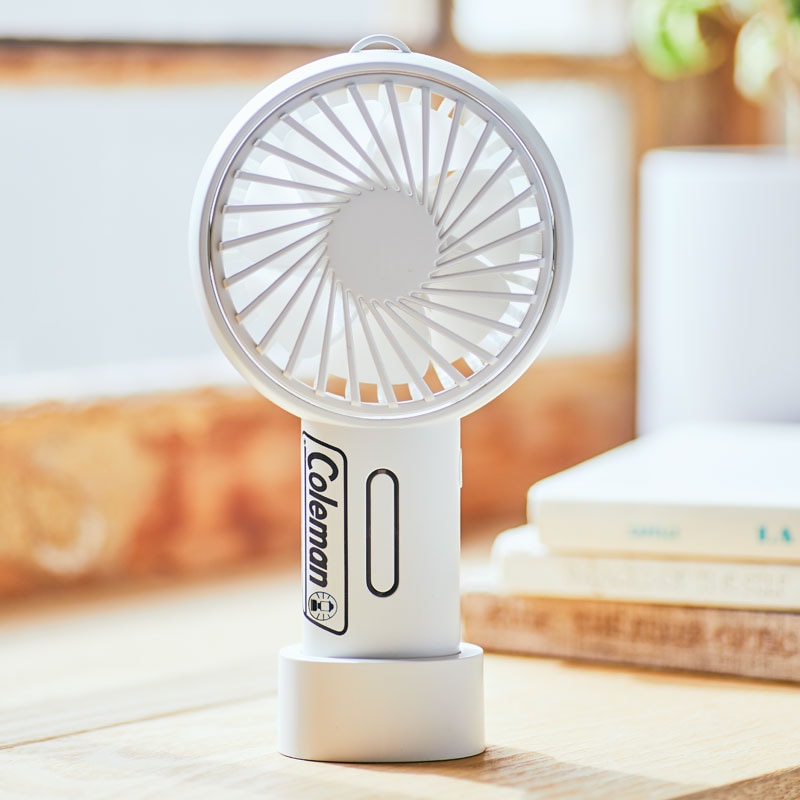 Coleman BRAND BOOK #05 ミニ扇風機 シェルホワイト：7/5発売【セブン-イレブン・セブンネット限定付録】コールマン ミニ扇風機 シェルホワイト