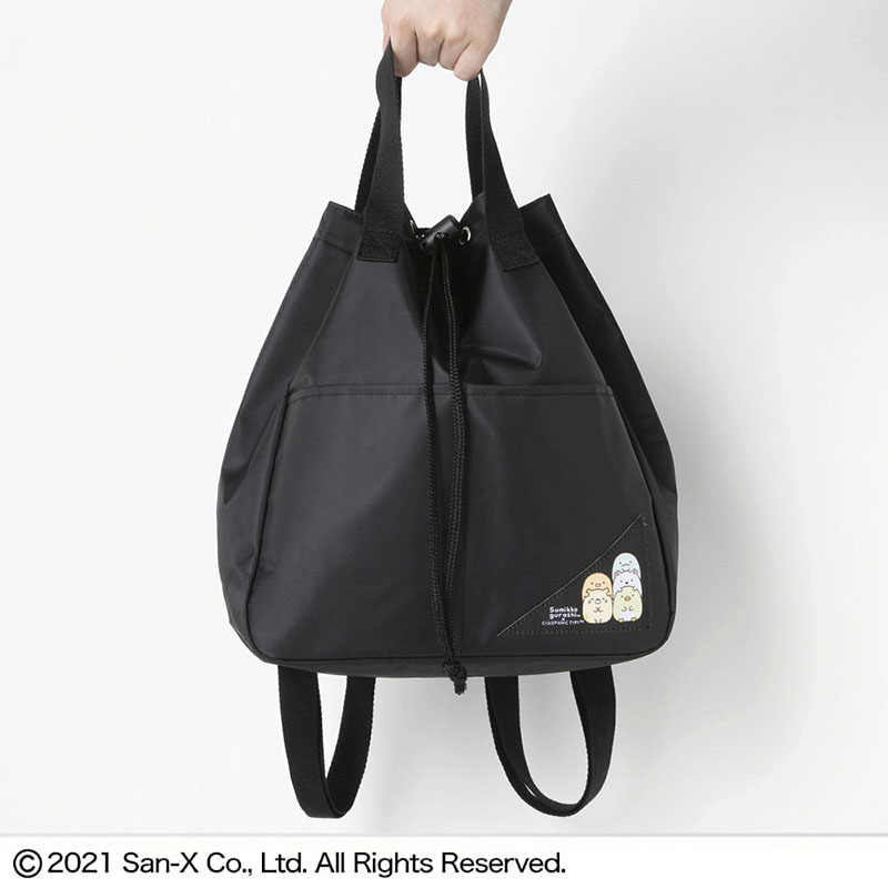 すみっコぐらし 2WAY BACKPACK BOOK produced by CIAOPANIC TYPY ブラック ver.：8/17発売【ムック本付録】すみっコぐらし×チャオパニックティピー 2WAYバックパック