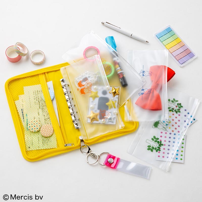 【miffy ムック本 付録】多機能マルチポーチ ミッフィーとメラニー