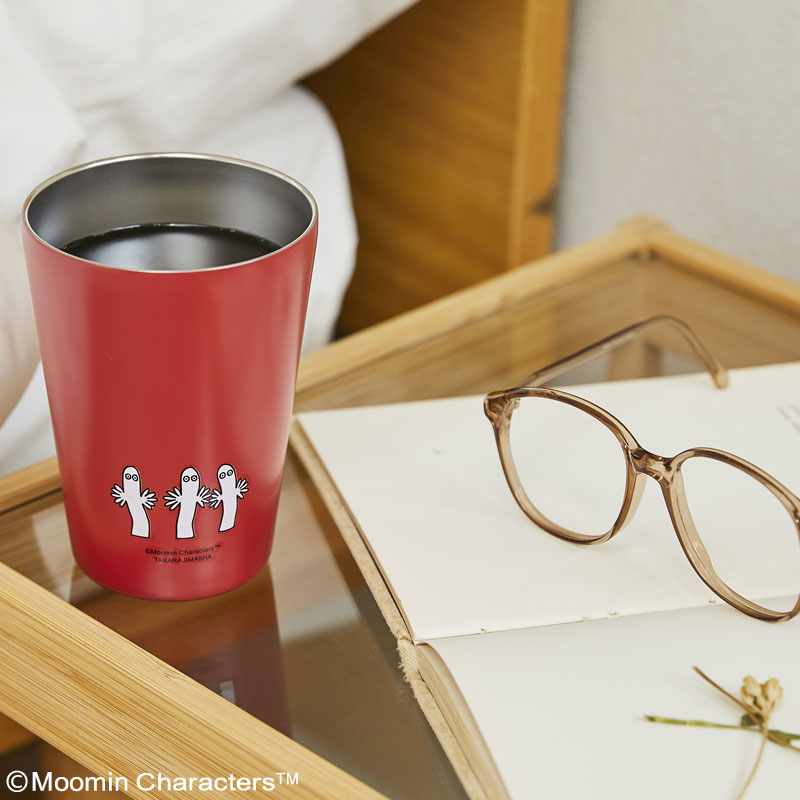 MOOMIN CUP COFFEE TUMBLER BOOK リトルミイとニョロニョロ RED ver.:9/8発売【ムック本付録】ムーミン真空断熱タンブラー リトルミイとニョロニョロ RED ver.